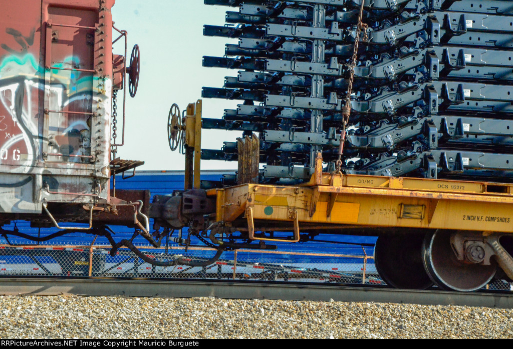 FTTX Flat Car with Truck Frames